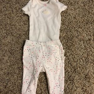 Carters short sleeve and pant set